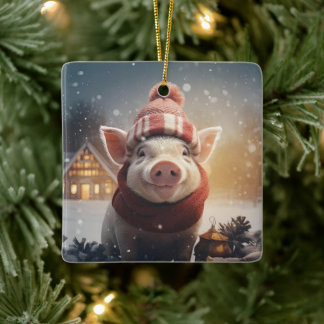 Ornement En Céramique Cadeau Amoureux des animaux, Cadeau d'amateur de f