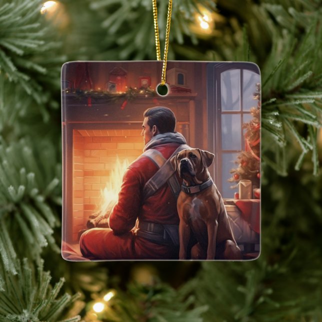 Ornement En Céramique Cadeau de boîte, Cadeau pour animaux domestiques,  (Arbre)