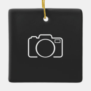 Ornement En Céramique Cadeau personnalisé pour parents maman papa photo