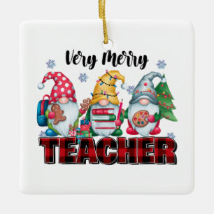 Ornement En Céramique Cadeau pour Enseignant Enseignant Très Joyeux