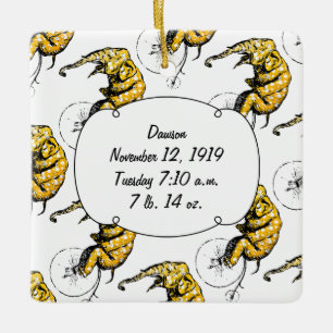 Ornement En Céramique Cadeaux Circus Elephant