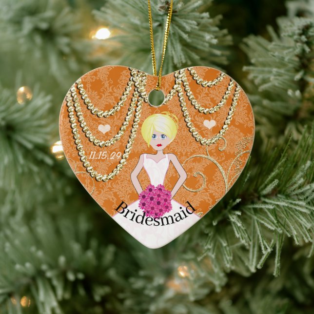 Ornement En Céramique Cadeaux de demoiselles d'honneur que vous choisiss (Arbre)