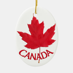 Ornement En Céramique Cadeaux du Canada personnalisés par souvenir
