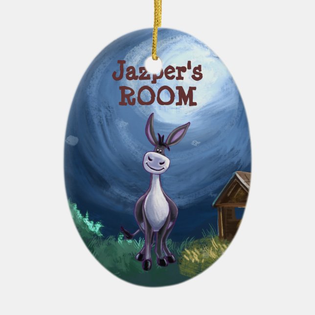 Ornement En Céramique Cadeaux et accessoires Donkey (Devant)