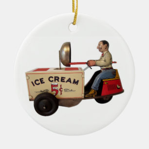 Ornement En Céramique Camion à glace