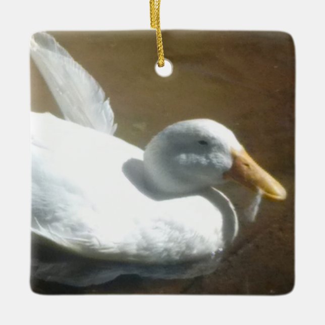 Ornement En Céramique Canard (Devant)