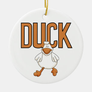 Ornement En Céramique Canard