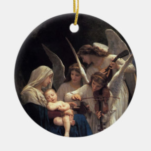 Ornement En Céramique Cantique des Anges, Bouguereau