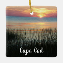 Cape Cod, Ma, Beach Ocean Sunset Noël