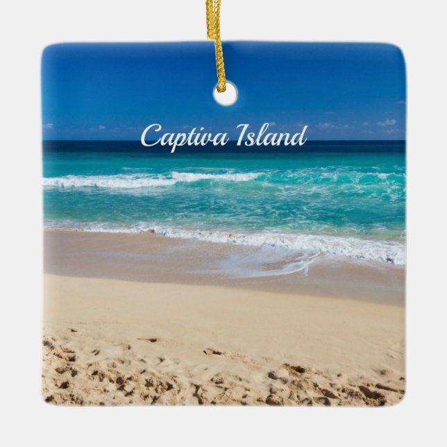 Ornement En Céramique Captiva Island (Devant)
