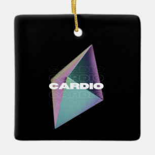 Ornement En Céramique Cardio