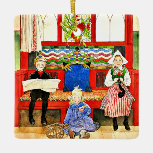 Ornement En Céramique Carl Larsson (Devant)