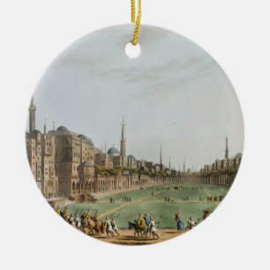 Ornement En Céramique Carré de principal au Caire grand, avec Murad Bey