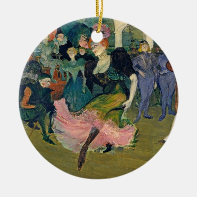 Ornement En Céramique Carte de Henri De Toulouse-Lautrec | : Le voyage (Devant)