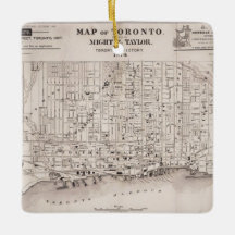 Carte Vintage de Toronto
