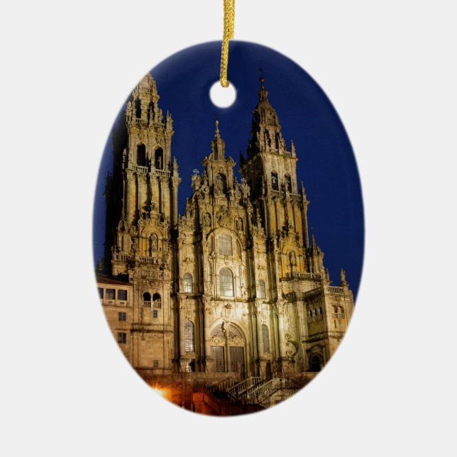 Ornement En Céramique Cathédrale de Saint-Jacques-de-Compostelle (Devant)