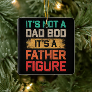 Ornement En Céramique Ce n'est pas un papa Bod C'est un père Figure drôl