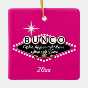 Ornement En Céramique Ce qui se produit chez Bunco