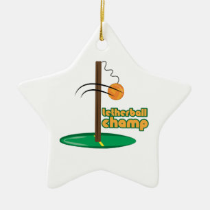 Ornement En Céramique Champion de Tetherball
