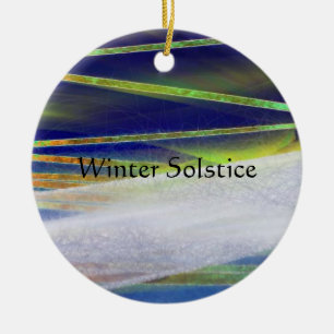 Ornement En Céramique Championnat d'hiver de solstice