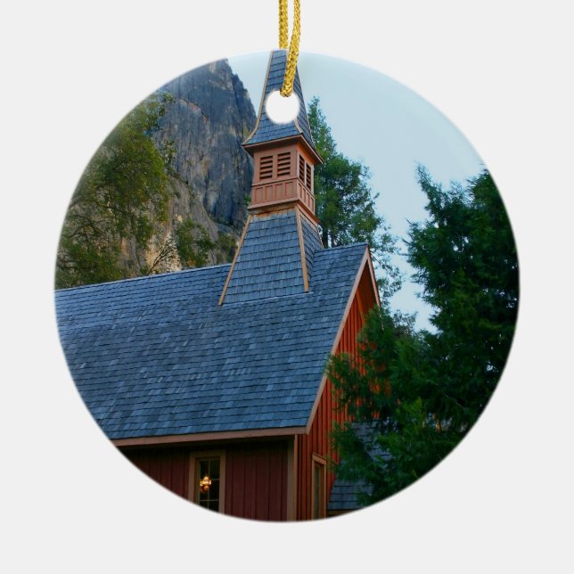 Ornement En Céramique Chapelle de Yosemite (Devant)