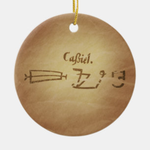 Ornement En Céramique Charmes magiques de magie de protection de Cassiel