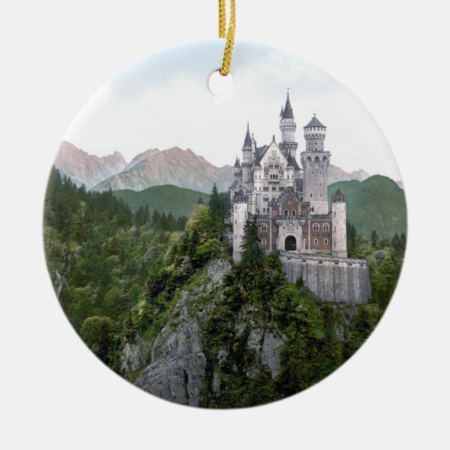 Ornement En Céramique Château 5 de Neuschwanstein (Devant)