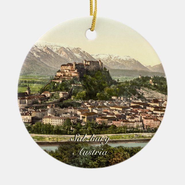 Ornement En Céramique Château de Hohensalzburg, Salzbourg, Autriche (Devant)