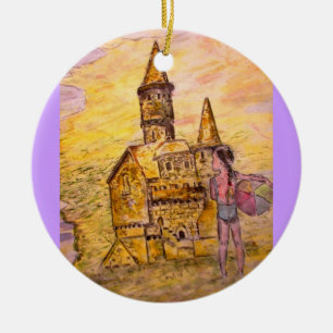 Ornement En Céramique château de sable géant