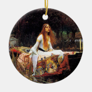Ornement En Céramique Château d'eau Madame d'ornement de Shalott