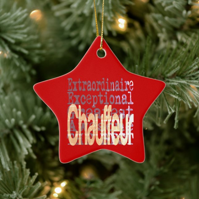 Ornement En Céramique Chauffeur (Arbre)