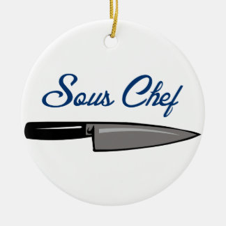 ORNEMENT EN CÉRAMIQUE CHEF DE SOUS