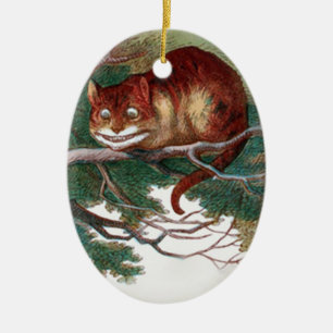 Ornement En Céramique Cheshire Cat 2