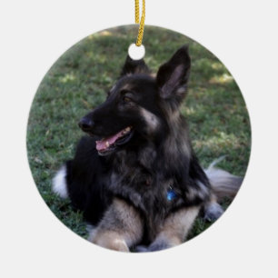 Ornement En Céramique Chien de berger allemand