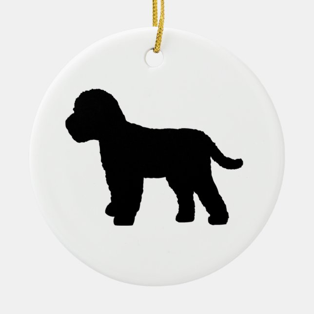 Ornement En Céramique Chien de Cockapoo (Devant)