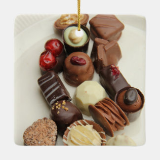 Ornement En Céramique chocolats belges