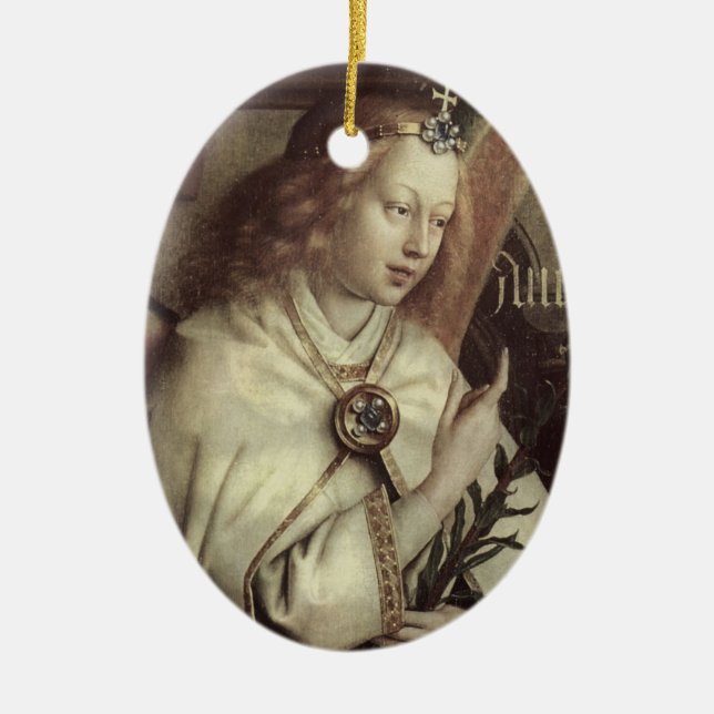 Ornement En Céramique Christmas Angel, Jan van Eyck (Devant)