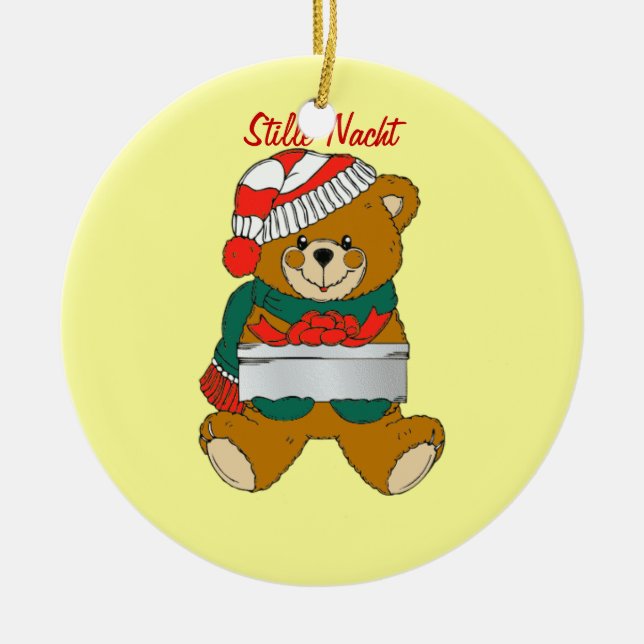 Ornement En Céramique Christmas Bear (Devant)