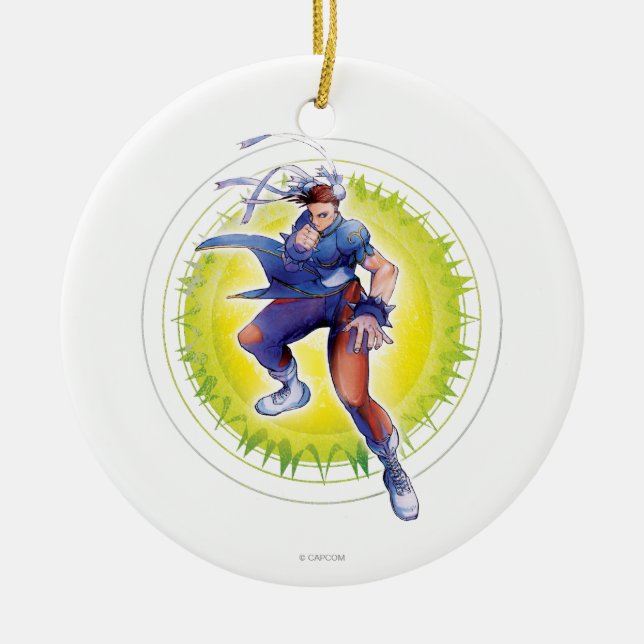 Ornement En Céramique Chun-Li (Devant)