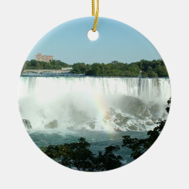 Ornement En Céramique Chutes Niagara (Devant)