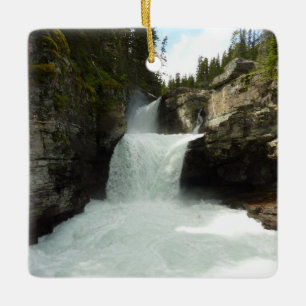 Ornement En Céramique Chutes St. Mary I dans le parc national de Glacier