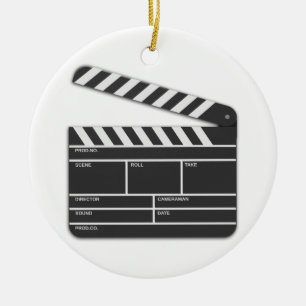 Ornement En Céramique Clapet-Conseil traditionnel de film