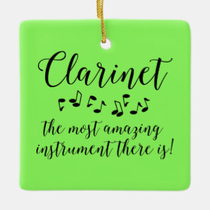 Ornement En Céramique Clarinet Extraordinaire