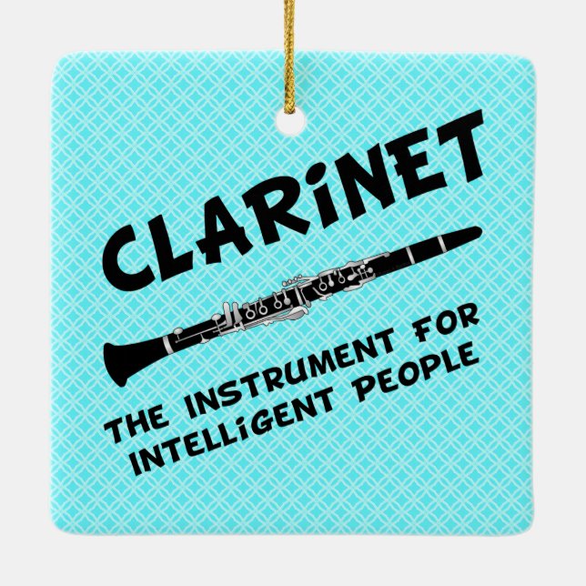 Ornement En Céramique Clarinet intelligent (Dos)