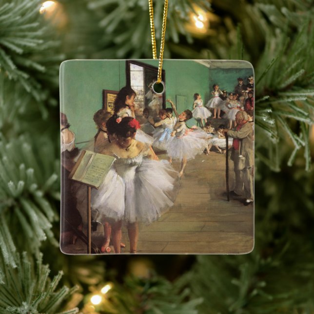Ornement En Céramique Classe de danse par degrés, Ballet d'impressionnis (Arbre)
