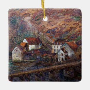 Ornement En Céramique Claude Monet - Le pont de Vervy