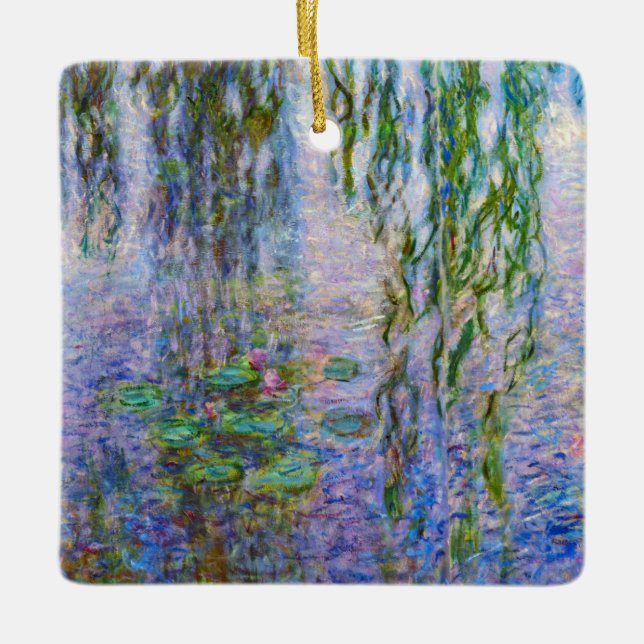 Ornement En Céramique Claude Monet - Lys d'eau (Devant)