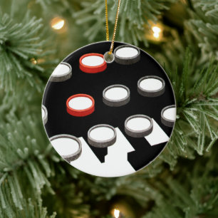 Ornement En Céramique Clavier de machine à écrire ancienne de style rétr