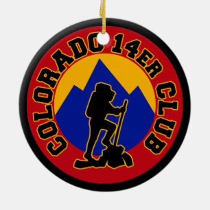 Ornement En Céramique Club du Colorado 14er