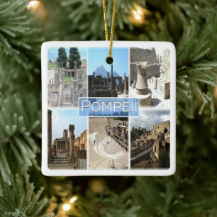 Ornement En Céramique CMP155 POMPEII les ruines, Pompéi, Campanie,